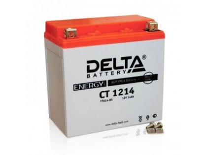 Аккумулятор Delta CT1214 (YTX14-BS, YTX14H-BS, YTX16-BS, YB16B-A)